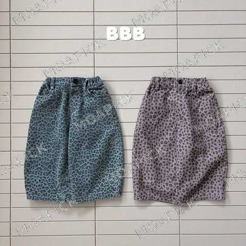 호피청팬츠(블루청)
