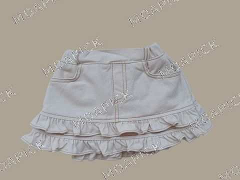 프릴2단치마바지