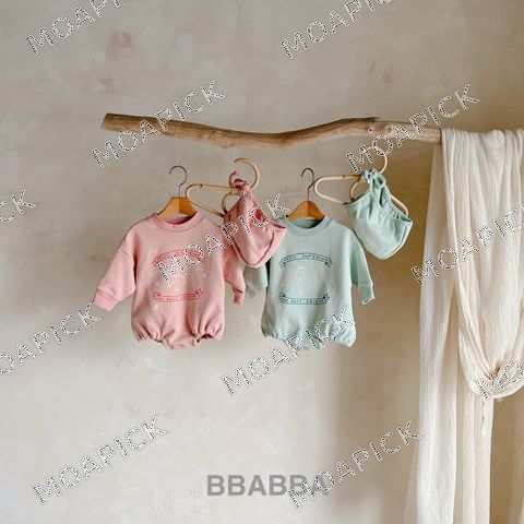헬로선샤인슈트보넷세트(BABY)