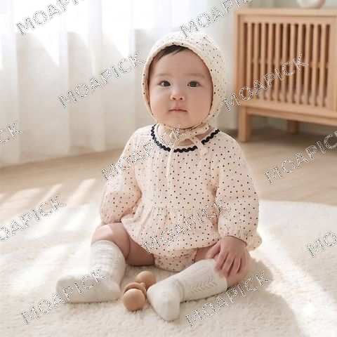 아기하트슈트(보넷set)