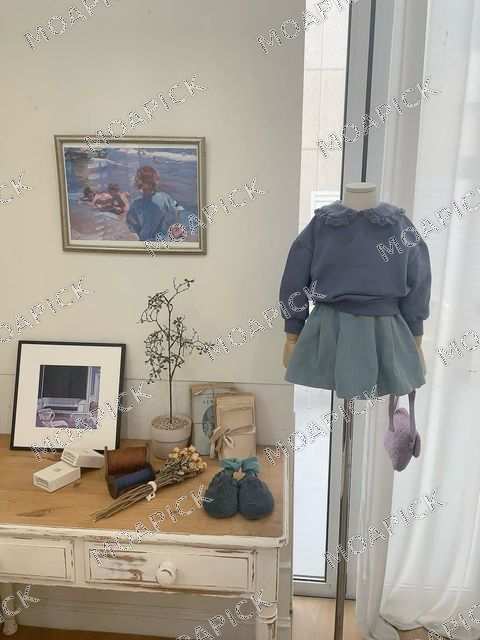 주름미니스커트(속바지)